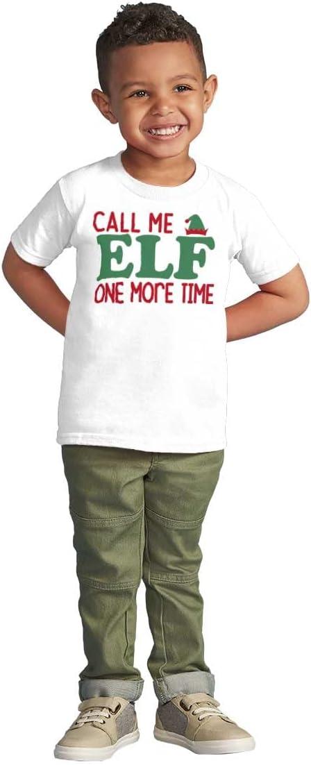 imageChristmas Call Me Elf One More Time Toddler Boy Girl T ShirtWhite