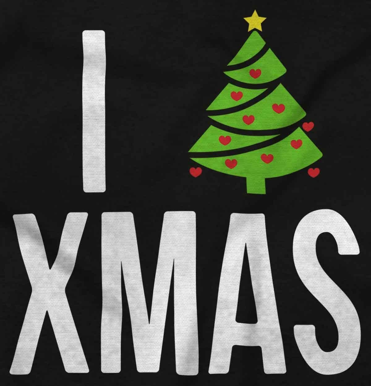 imageXmas I Love Christmas Merry Toddler Boy Girl T ShirtBlack