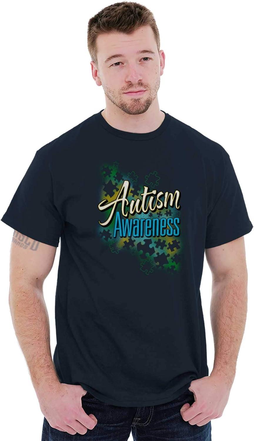 imageBrisco Brands Disability Awareness Autism 5k Run Graphic T Shirt Men or WomenNavy