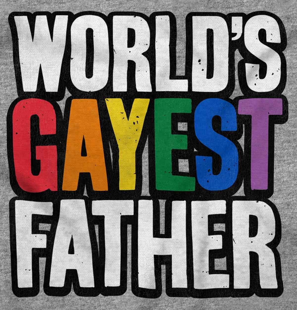 imageBrisco Brands Worlds Gayest Father Queer Parent Hoodie Hooded Sweatshirt MenSport Grey
