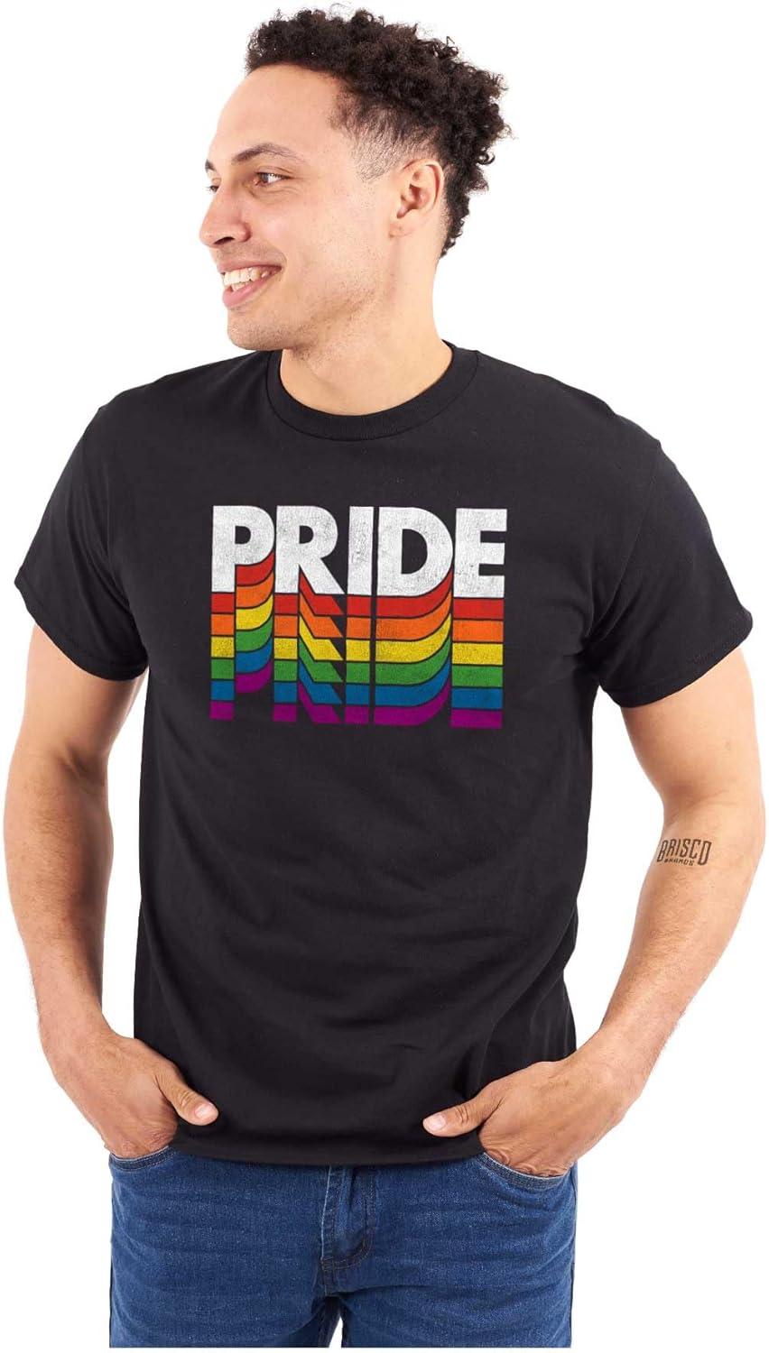 imagePride LGBTQ Rainbow Queer Equality Graphic T Shirt Men or WomenBlack