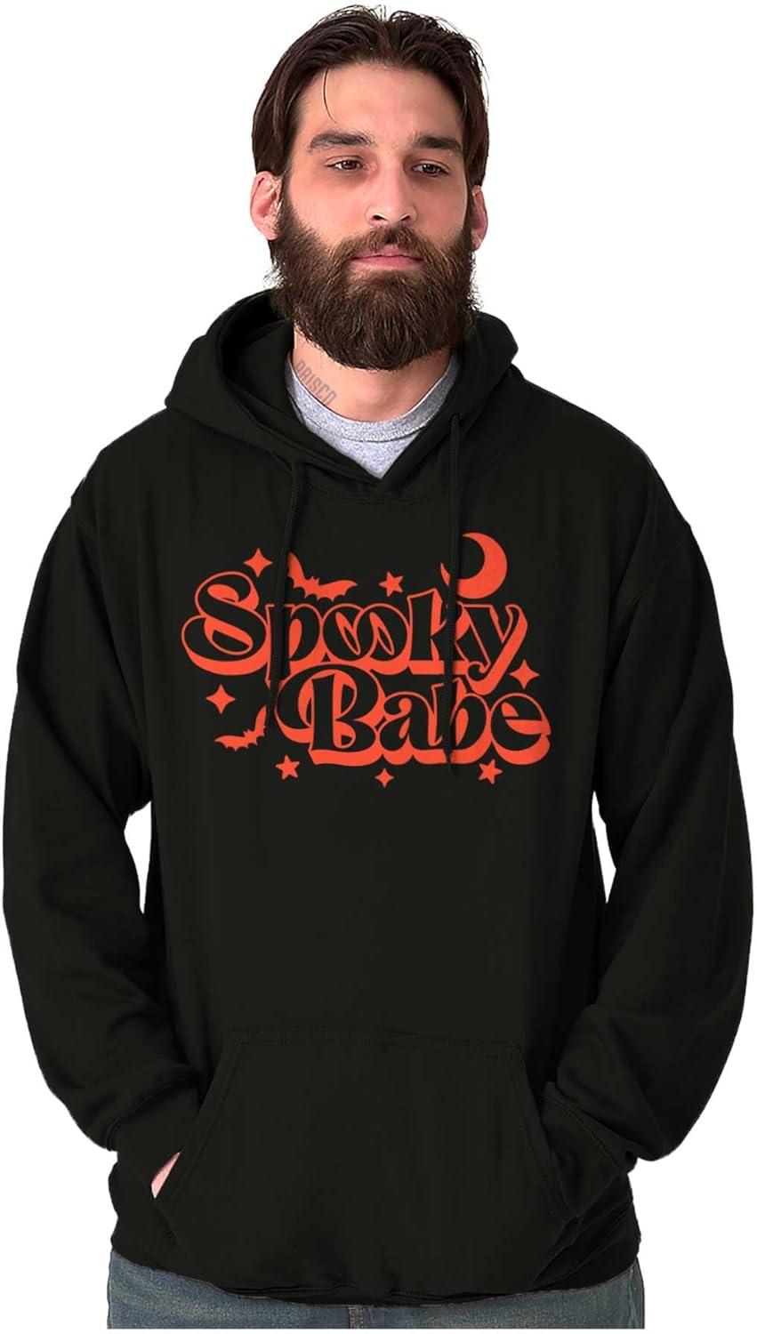 imageBrisco Brands Cute Halloween Witchy Spooky Babe Hoodie Sweatshirt Women MenBlack