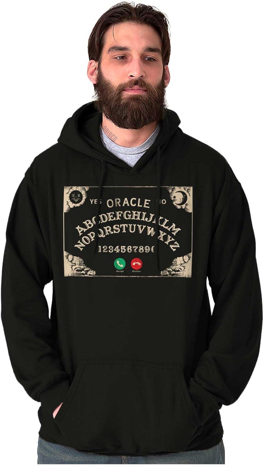 imageBrisco Brands Funny Halloween Calling Evil Spirits Hoodie Sweatshirt Women MenBlack