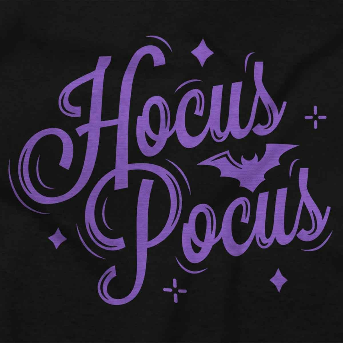 imageBrisco Brands Spooky Halloween Magic Hocus Pocus Long Sleeve Tshirt Men WomenBlack