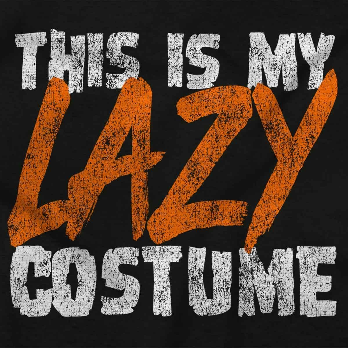 imageBrisco Brands This is My Lazy Halloween Costume Womens Slim Fit Graphic TeeBlack