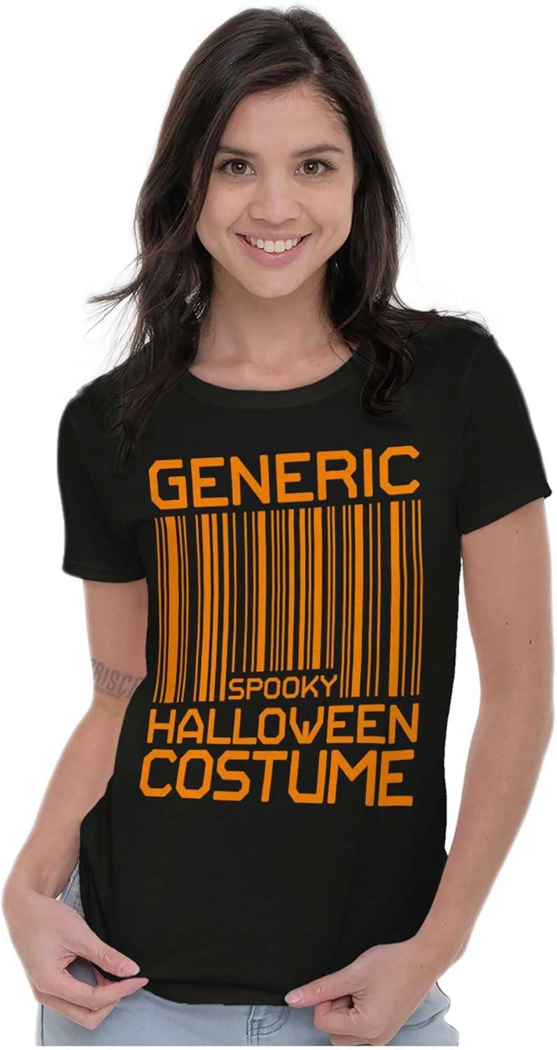 imageGeneric Halloween Costume Barcode Womens Slim Fit Graphic TeeBlack