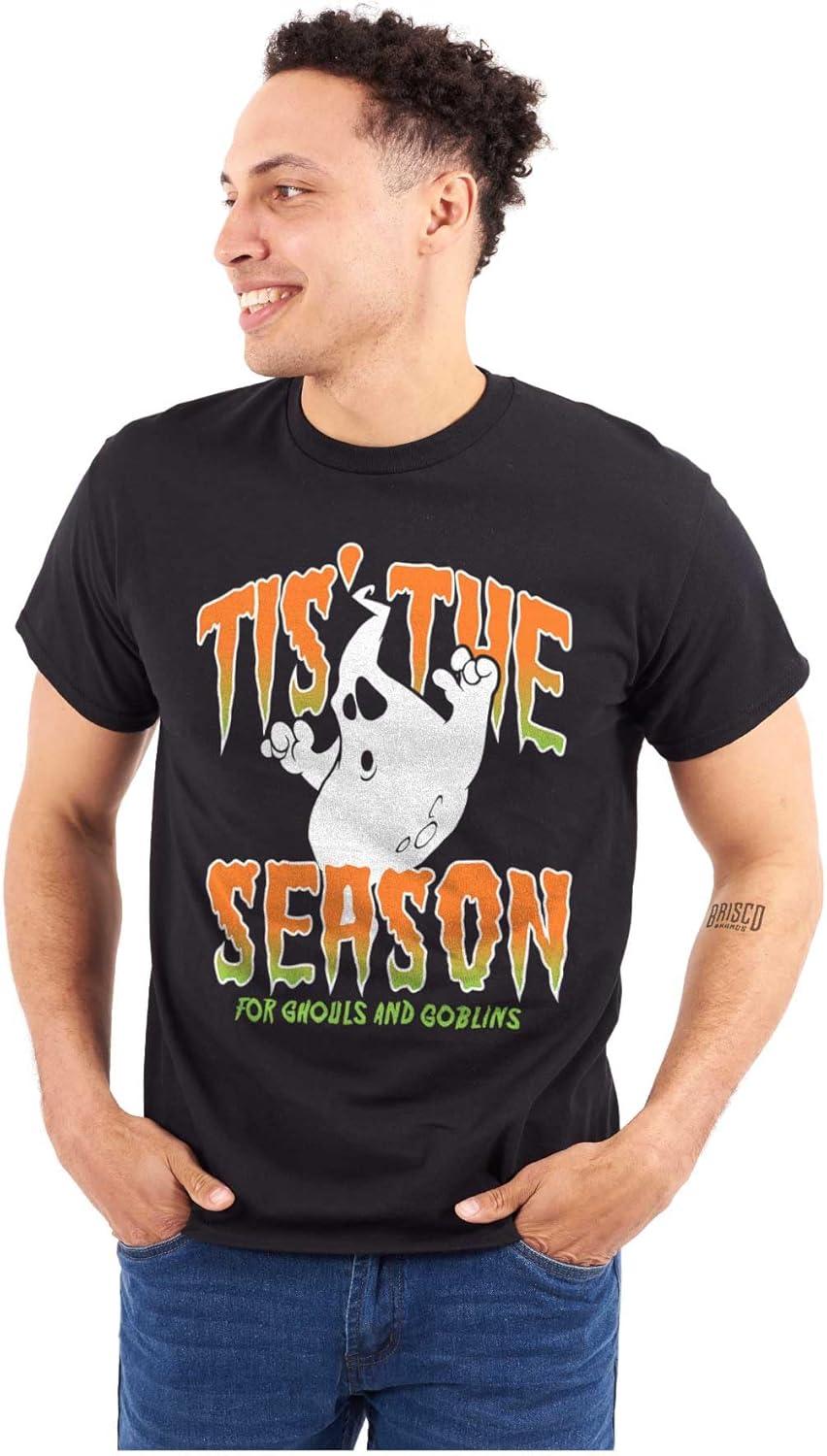 imageHalloween Season of Ghouls Goblins Graphic T Shirt Men or WomenBlack