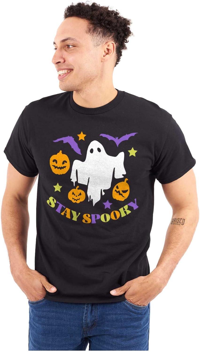 imageHalloween Stay Spooky Ghost Pumpkins Graphic T Shirt Men or WomenBlack