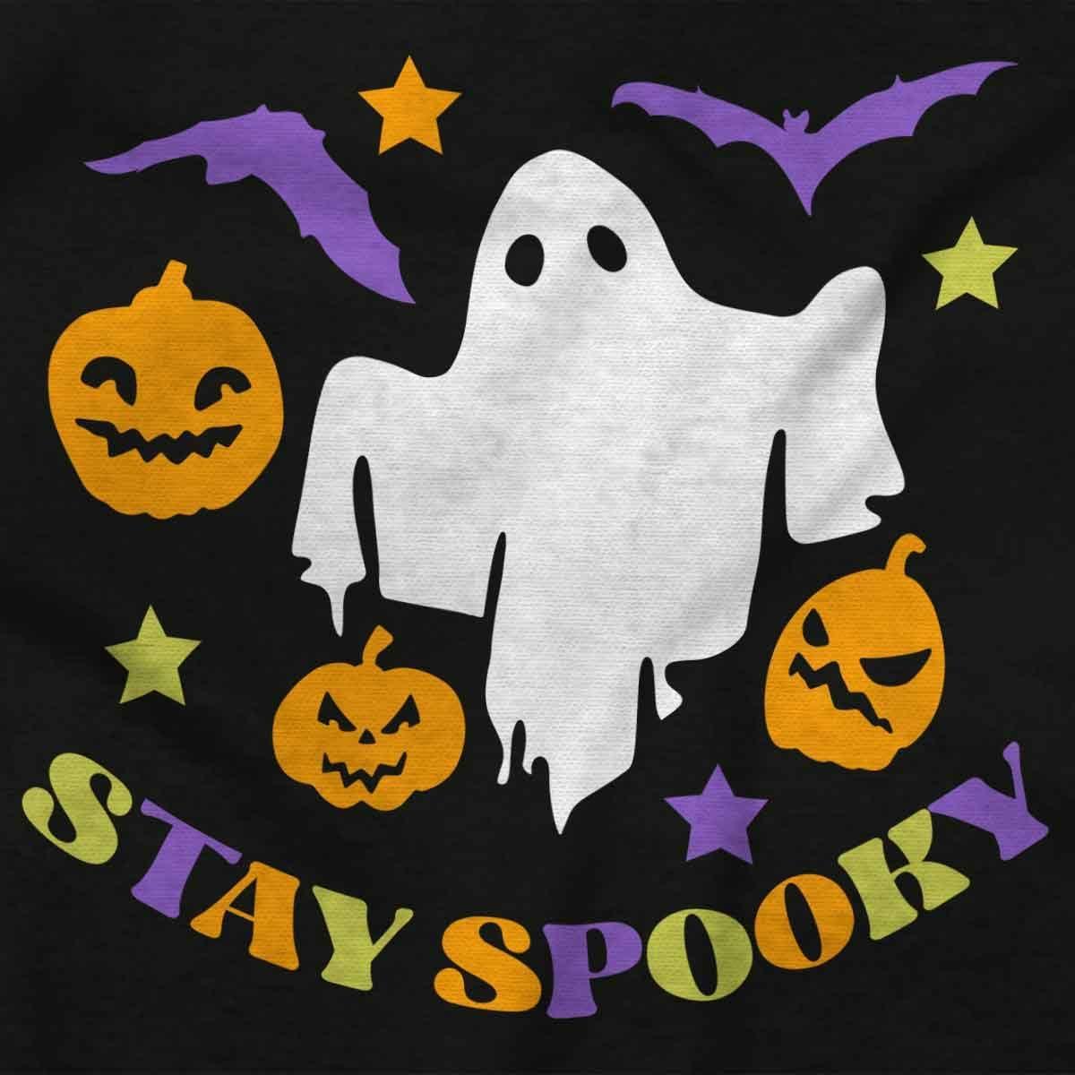 imageHalloween Stay Spooky Ghost Pumpkins Graphic T Shirt Men or WomenBlack