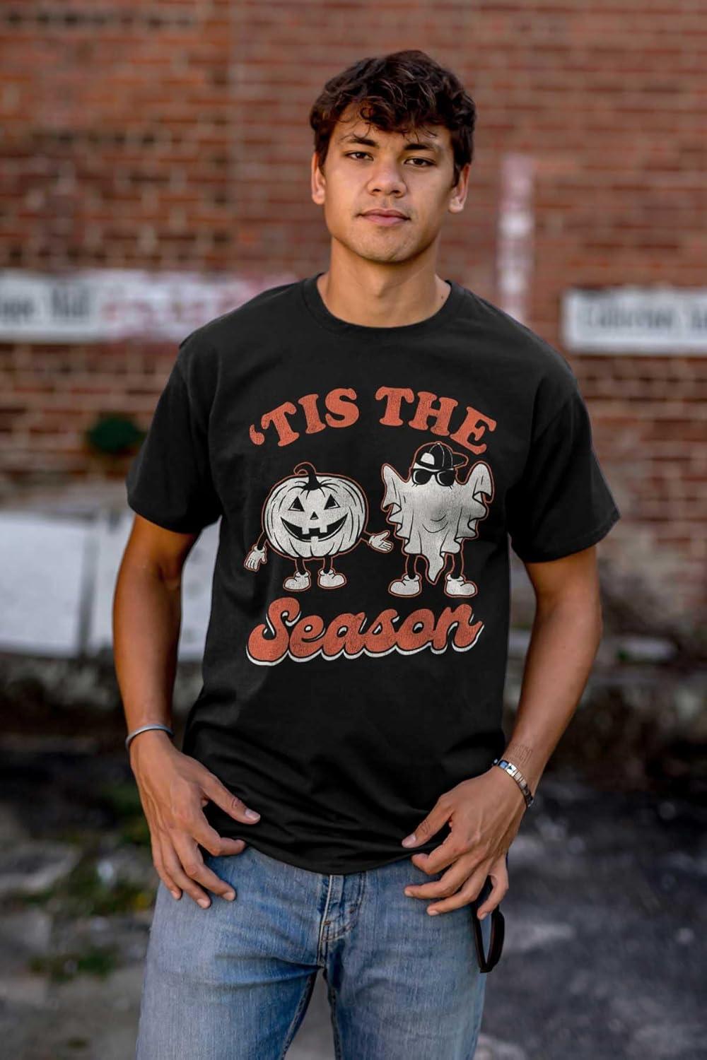 imageHalloween Tis The Spooky Season Graphic T Shirt Men or WomenBlack