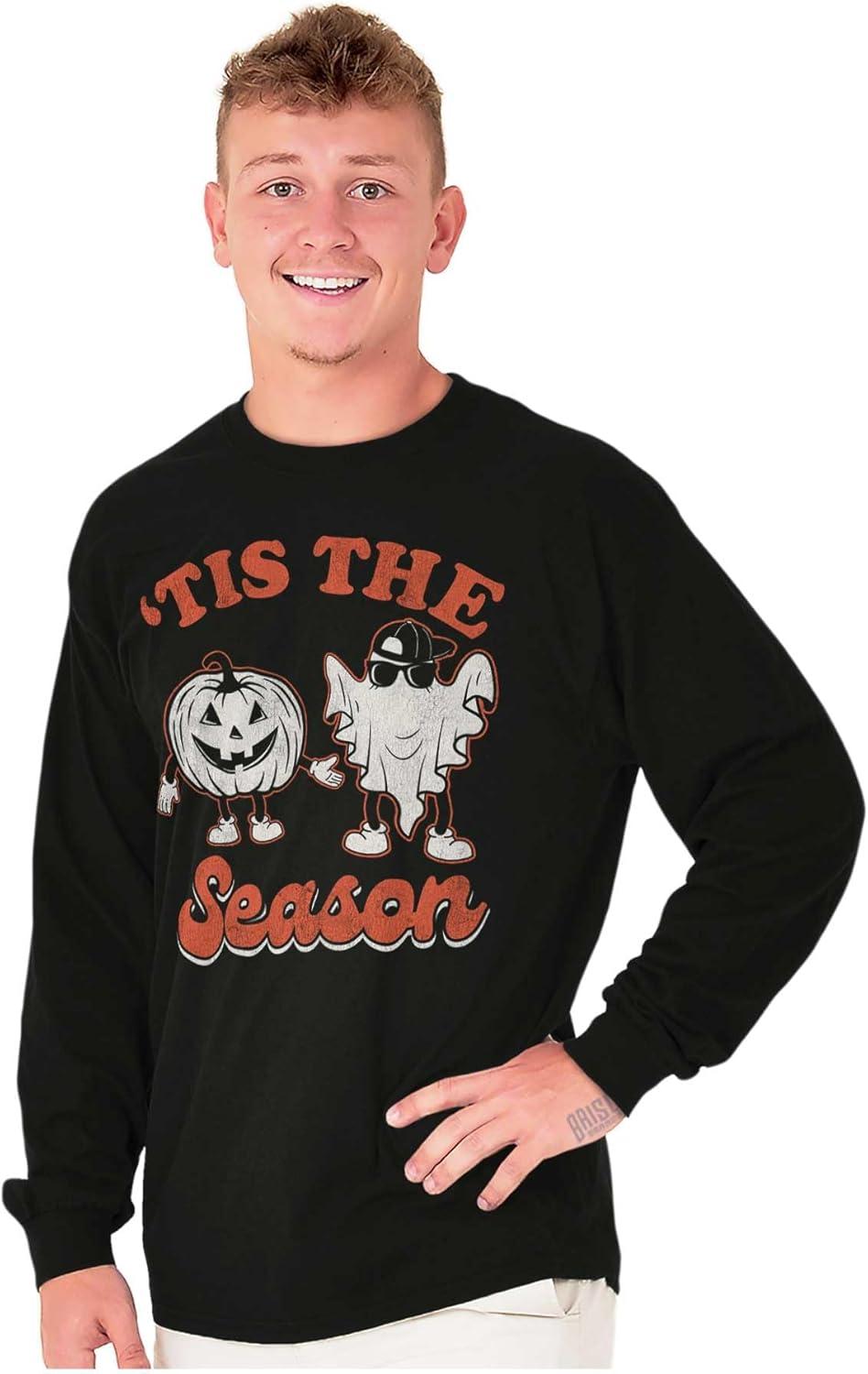 imageHalloween Tis The Spooky Season Long Sleeve Tshirt Men WomenBlack