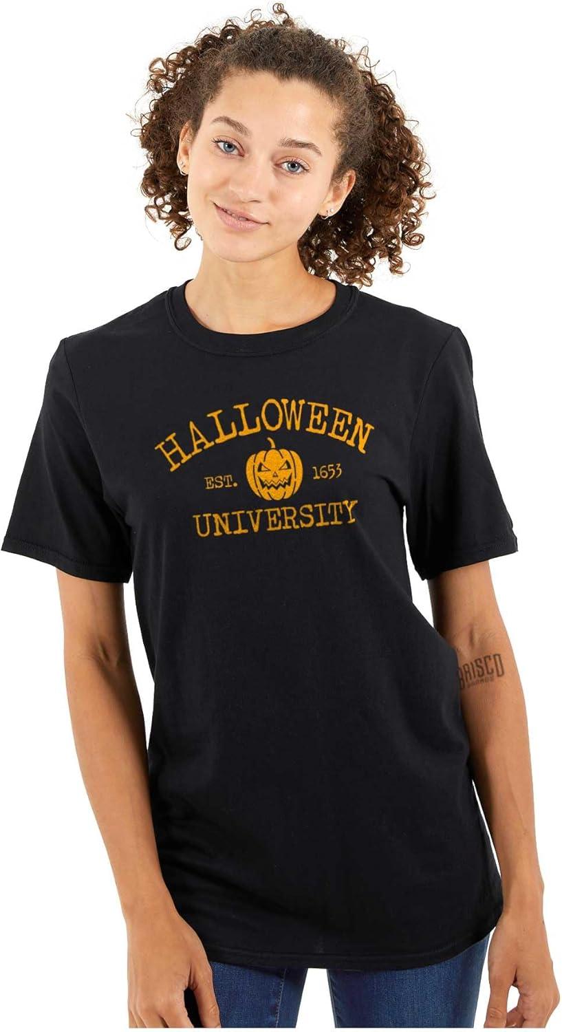 imageHalloween University Jack O Lantern Graphic T Shirt Men or WomenBlack