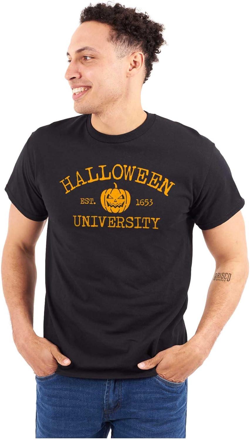 imageHalloween University Jack O Lantern Graphic T Shirt Men or WomenBlack