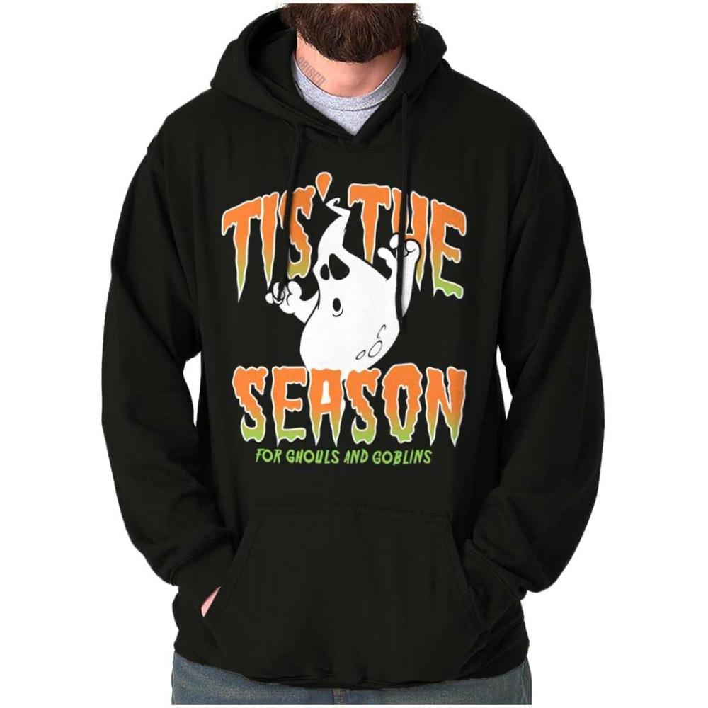 imageBrisco Brands Halloween Season of Ghouls Goblins Hoodie Sweatshirt Women MenBlack