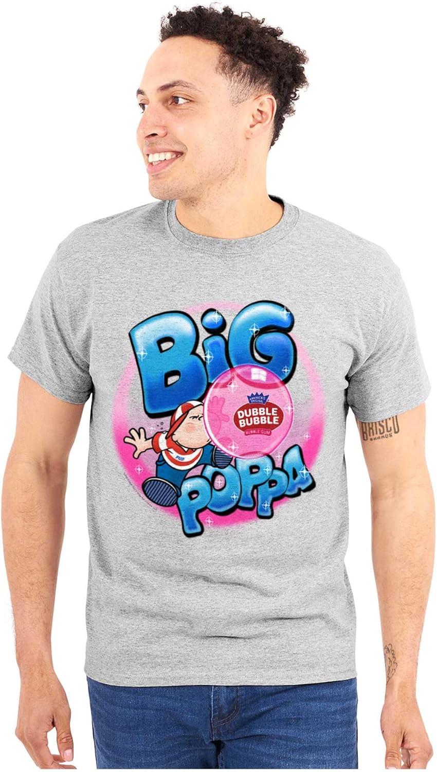 imageAirbrushed Dubble Bubble Big Poppa Graphic T Shirt Men or WomenSport Grey