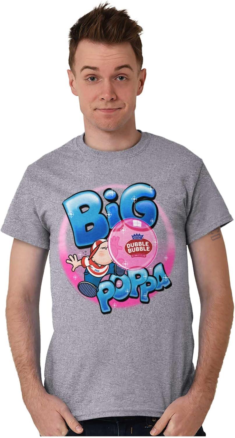 imageAirbrushed Dubble Bubble Big Poppa Graphic T Shirt Men or WomenSport Grey