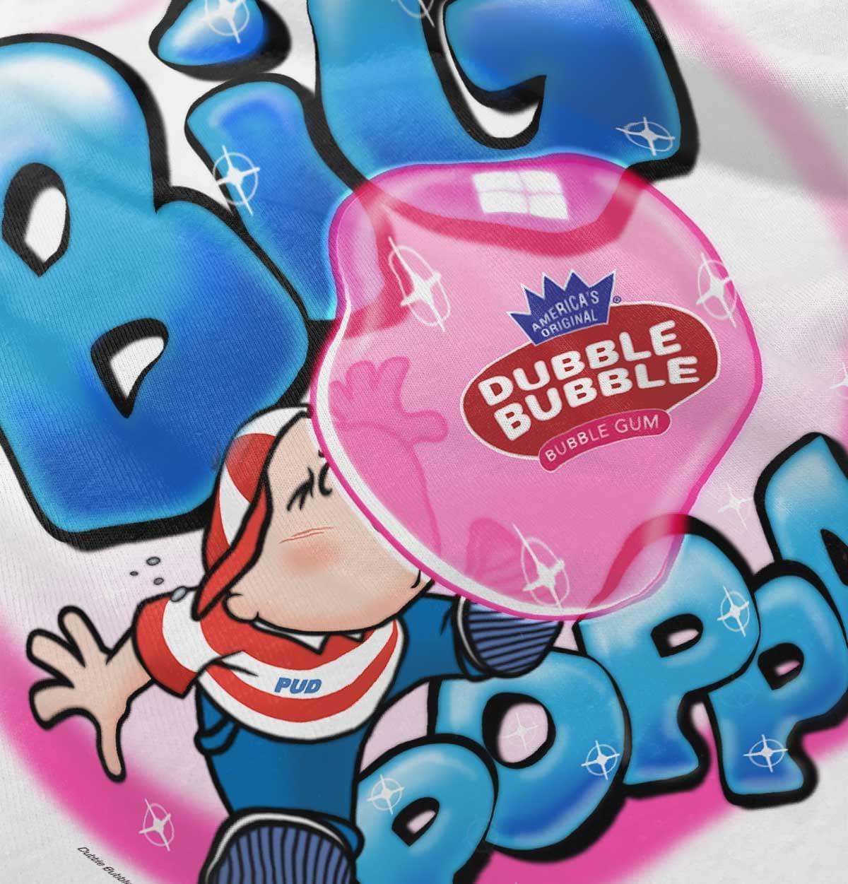 imageAirbrushed Dubble Bubble Big Poppa Toddler Boy Girl T ShirtWhite