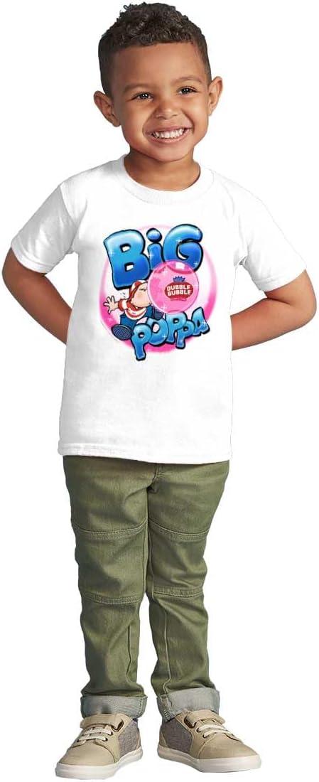 imageAirbrushed Dubble Bubble Big Poppa Toddler Boy Girl T ShirtWhite