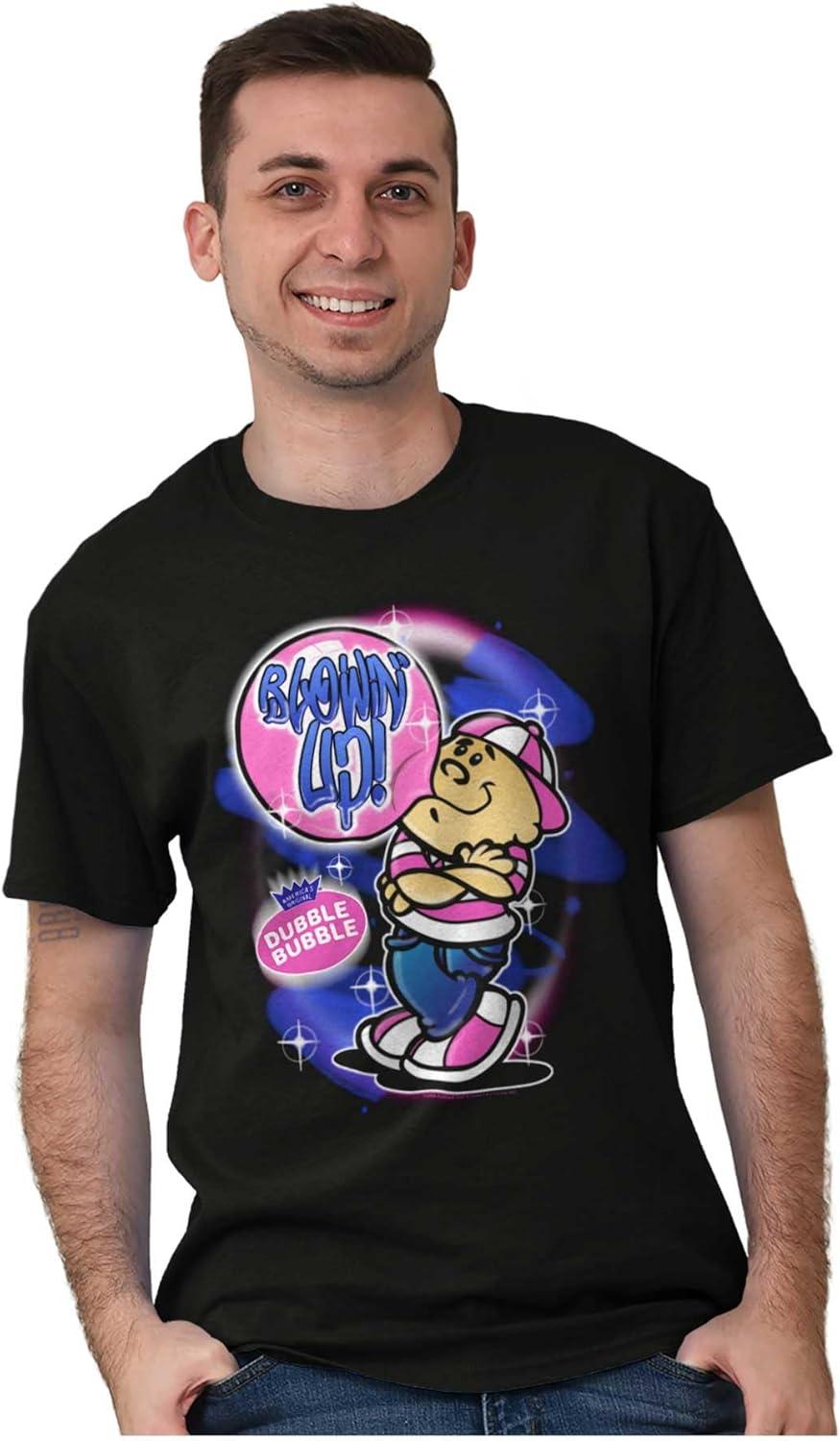 imageAirbrushed Dubble Bubble Blowing Up Graphic T Shirt Men or WomenBlack