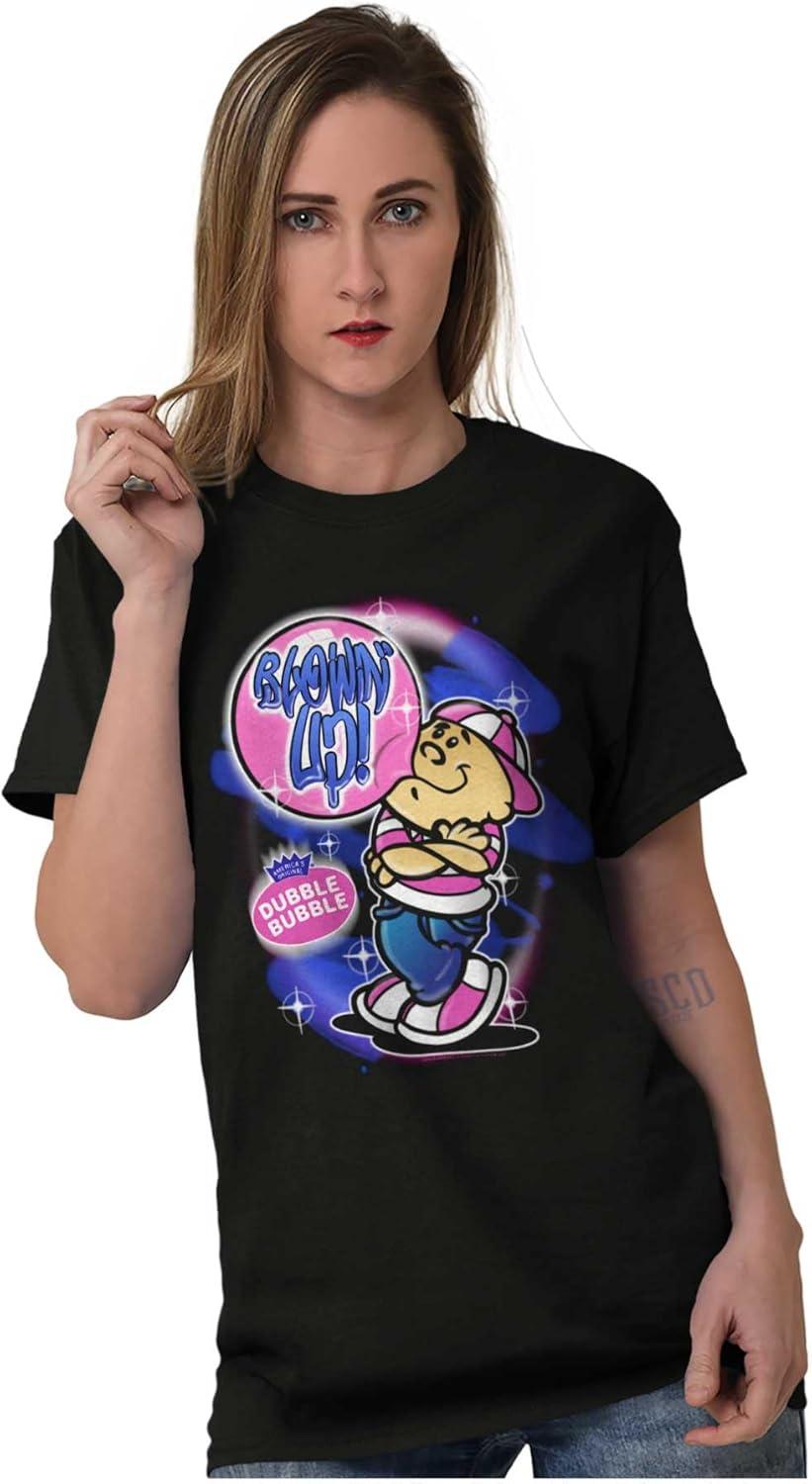 imageAirbrushed Dubble Bubble Blowing Up Graphic T Shirt Men or WomenBlack