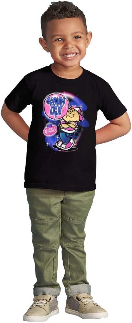 imageAirbrushed Dubble Bubble Blowing Up Toddler Boy Girl T ShirtBlack