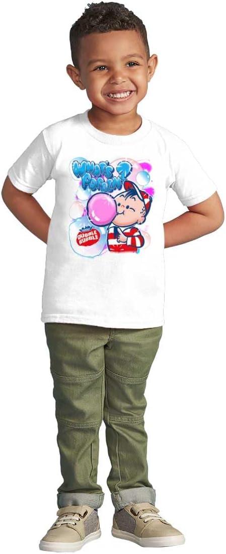imageAirbrushed Dubble Bubble Whats Poppin Toddler Boy Girl T ShirtWhite