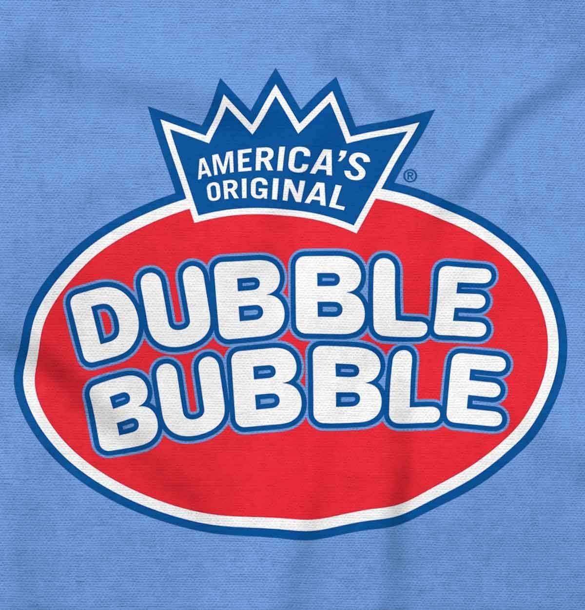 imageBrisco Brands Authentic Dubble Bubble Original Logo Hoodie Sweatshirt Women MenCarolina Blue