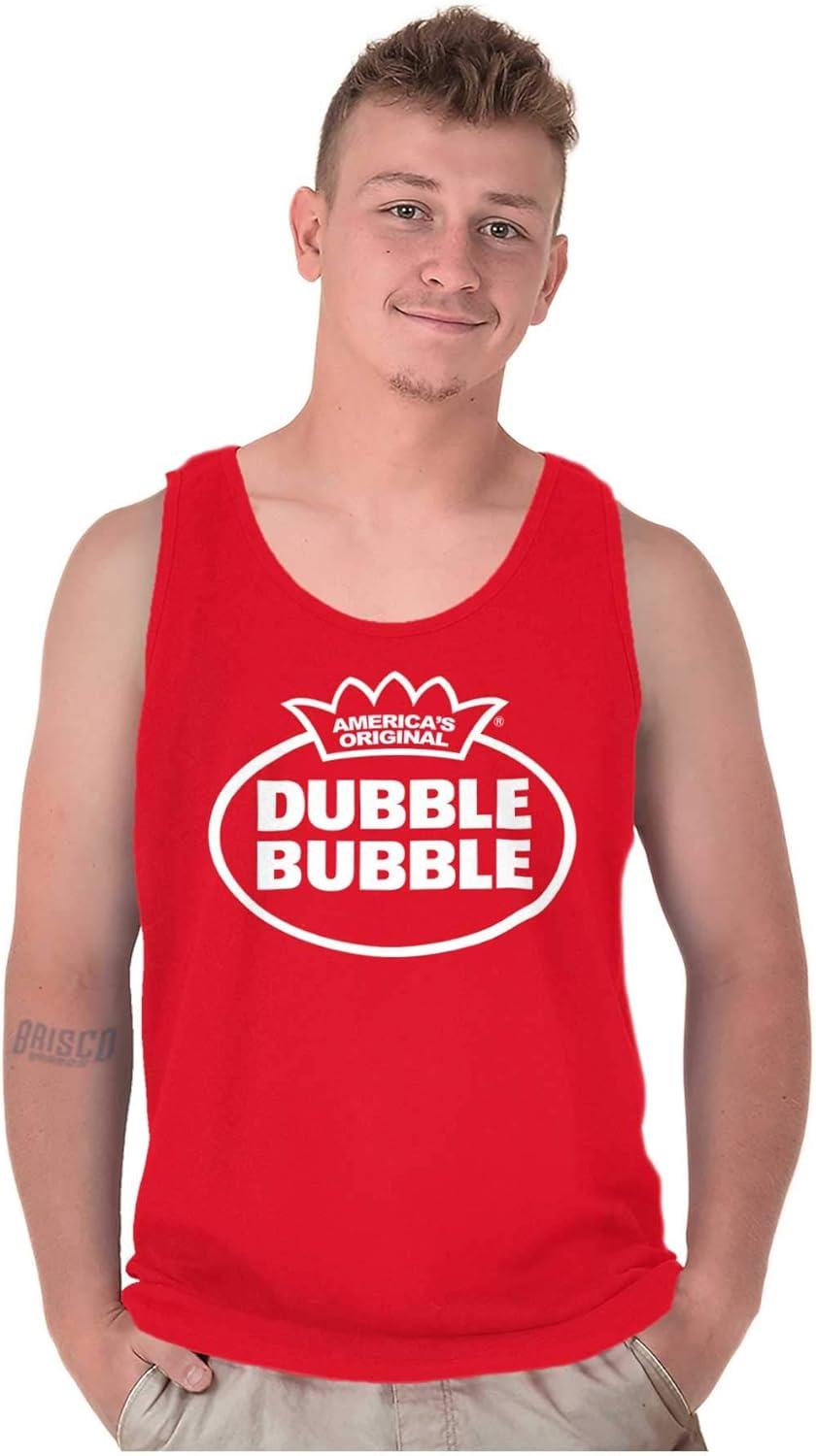 imageDistressed Dubble Bubble Retro Double Tank Top T Shirts Men WomenRed