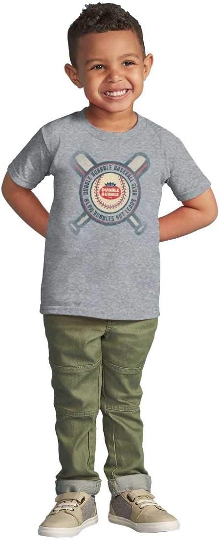 imageDubble Bubble Blow Bubbles Baseball Gum Toddler Boy Girl T ShirtHeather