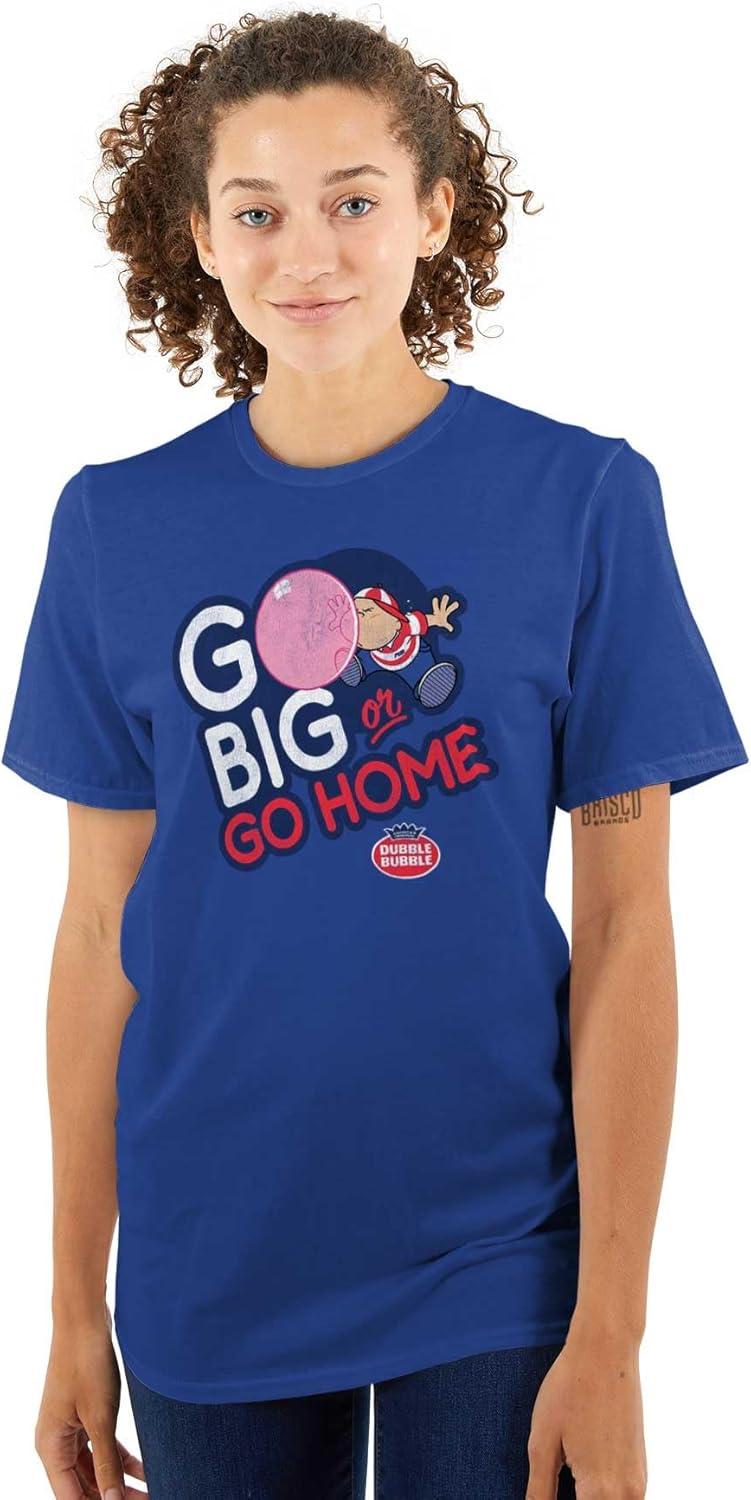 imageDubble Bubble Go Big Or Go Home Logo Graphic T Shirt Men or WomenRoyal
