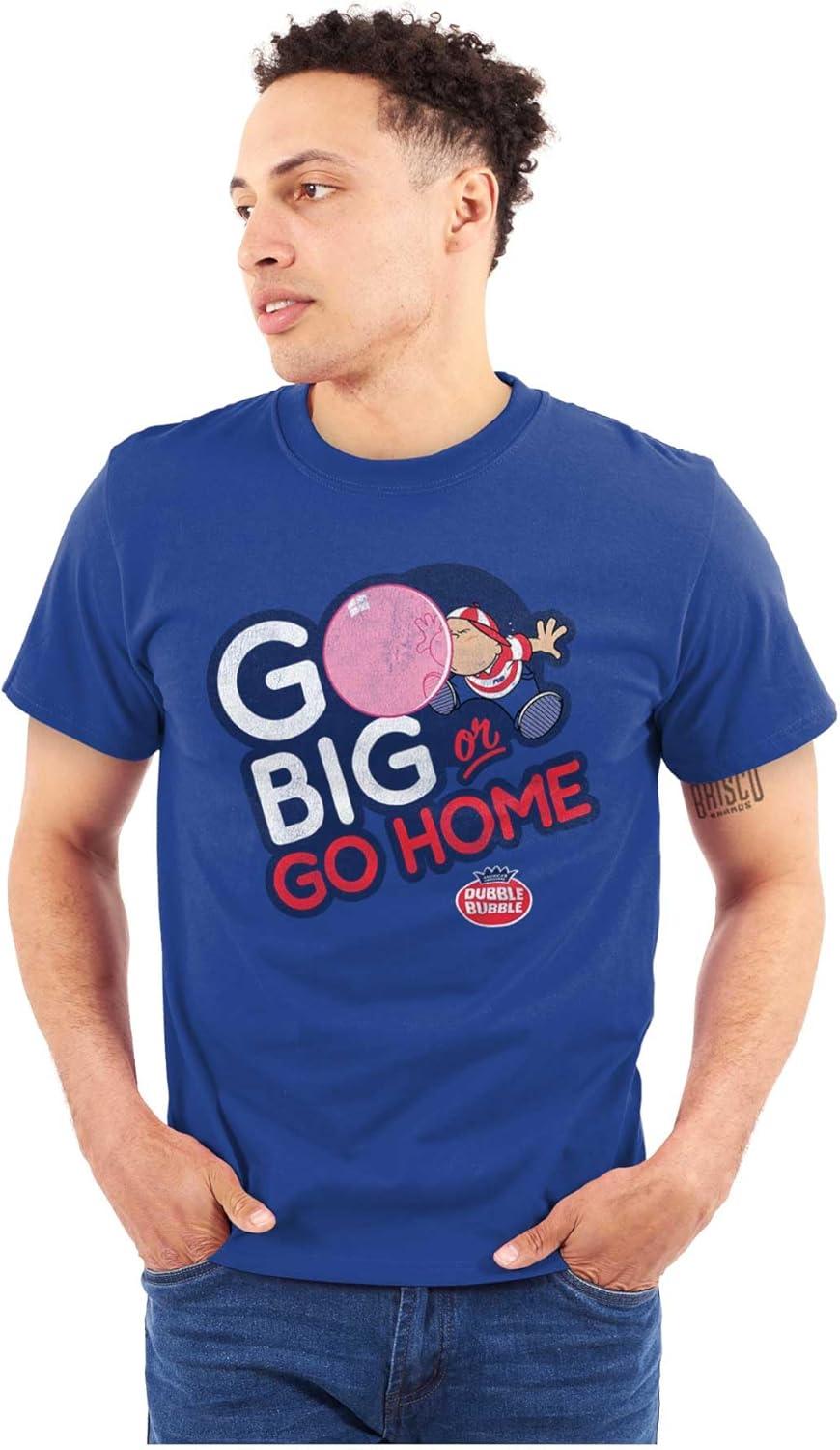 imageDubble Bubble Go Big Or Go Home Logo Graphic T Shirt Men or WomenRoyal