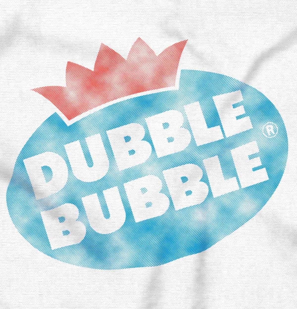 imageDubble Bubble Vintage Double Crewneck T Shirts Boy GirlWhite