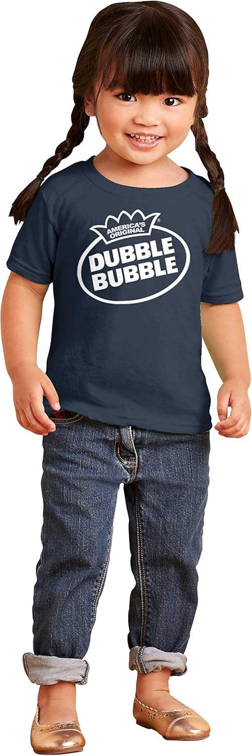 imageOriginal Dubble Bubble Brand Logo Toddler Boy Girl T ShirtNavy