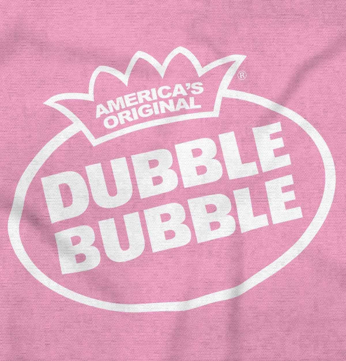 imageOriginal Dubble Bubble Brand Logo Toddler Boy Girl T ShirtPink