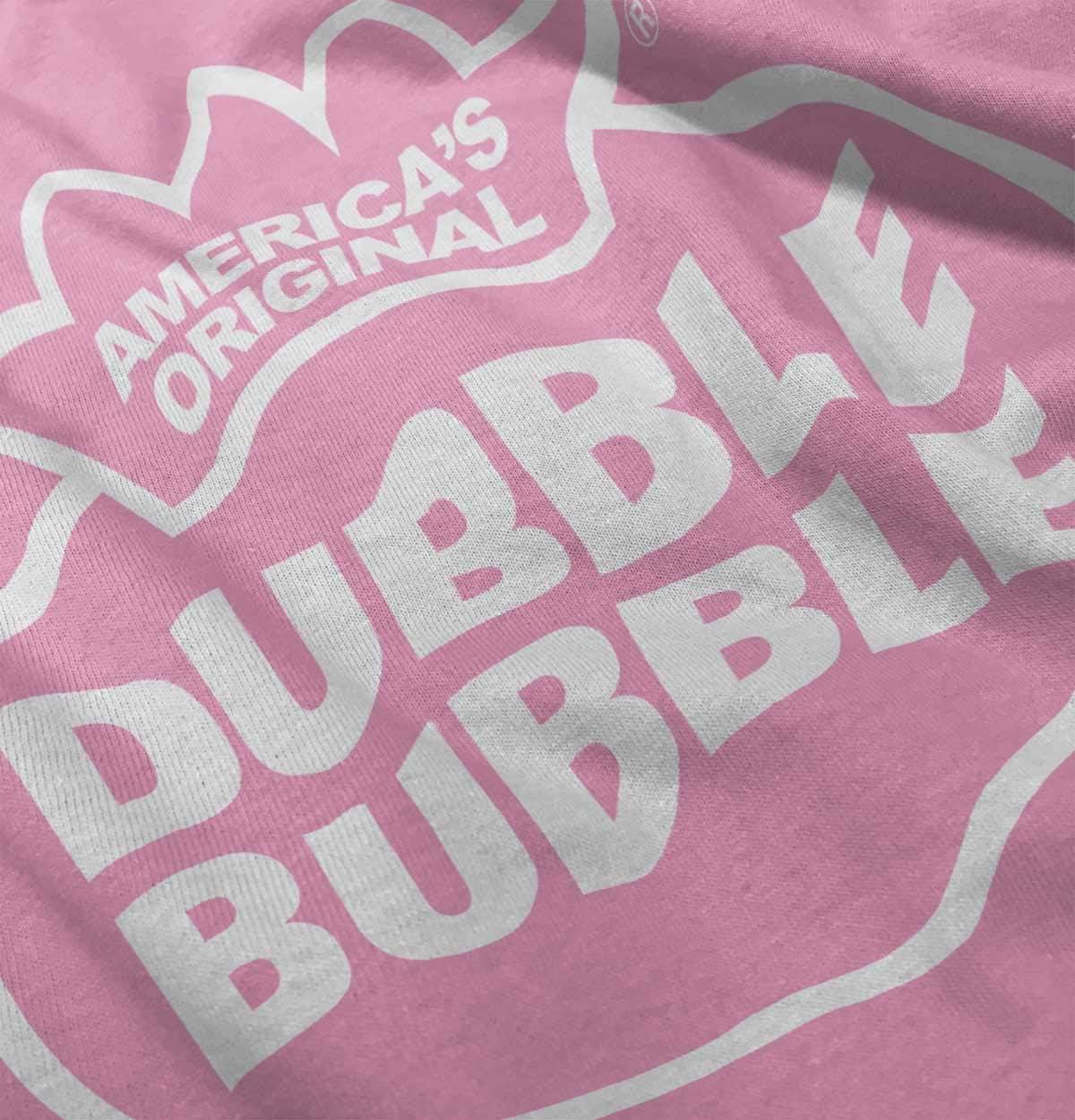 imageOriginal Dubble Bubble Brand Logo Toddler Boy Girl T ShirtPink