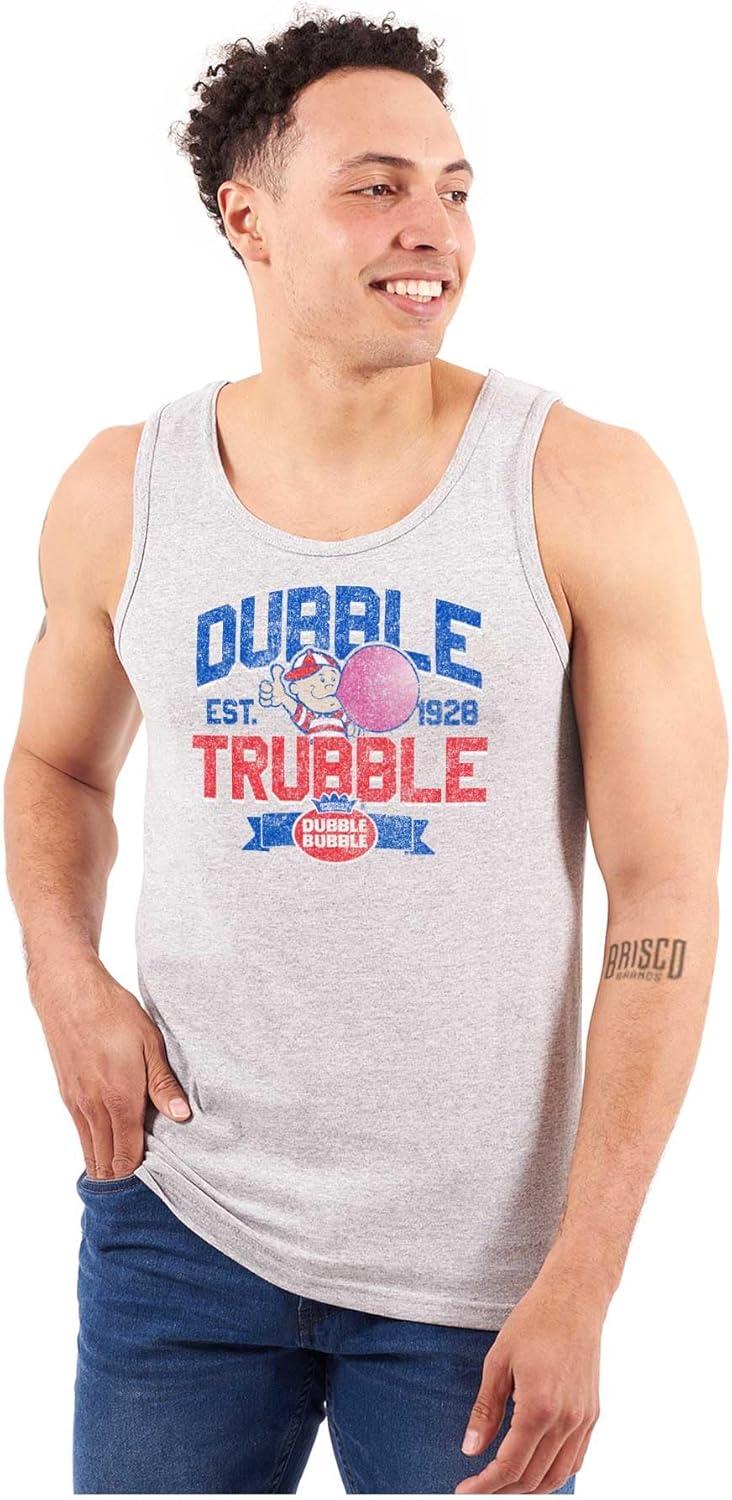 imageOriginal Dubble Trouble Bubble Gum Tank Top T Shirts Men WomenSport Grey