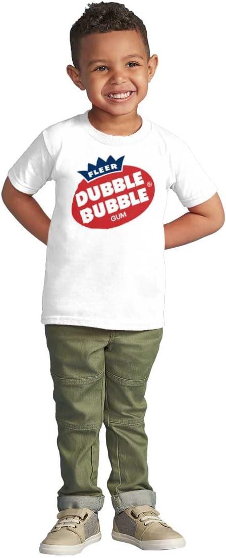 imageRetro Vintage Dubble Bubble Gum Logo Toddler Boy Girl T ShirtWhite
