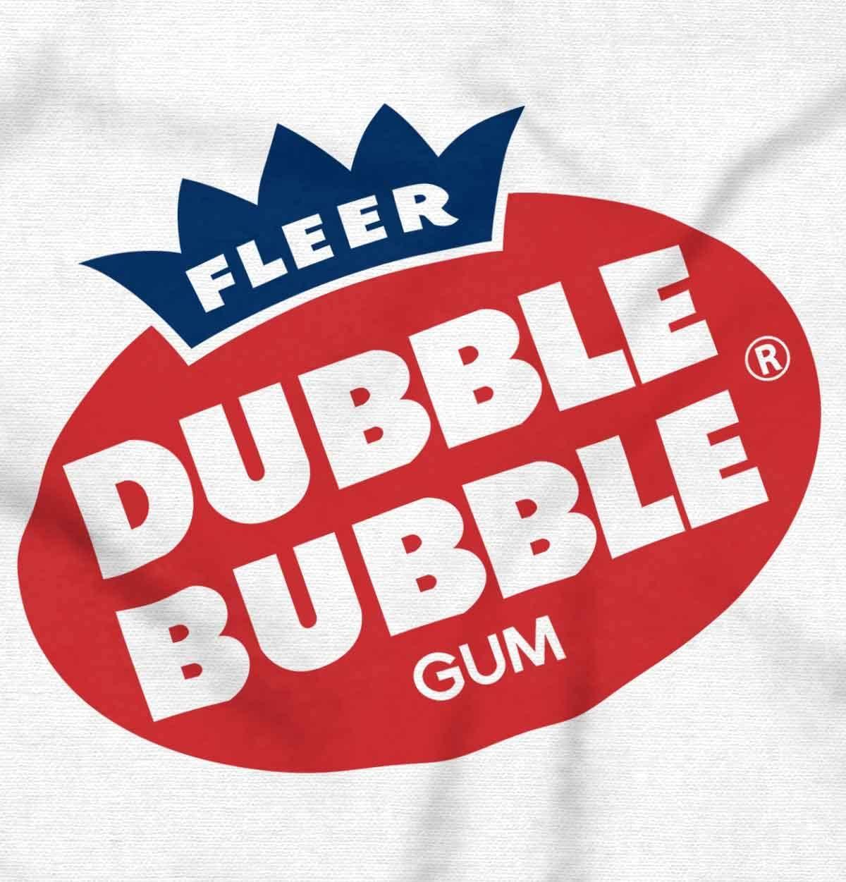 imageRetro Vintage Dubble Bubble Gum Logo Toddler Boy Girl T ShirtWhite