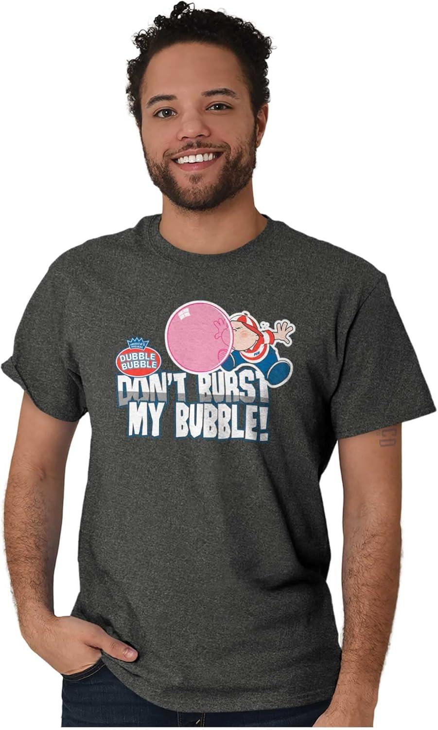 imageVintage Dont Burst Dubble Bubble Graphic T Shirt Men or WomenDark Heather