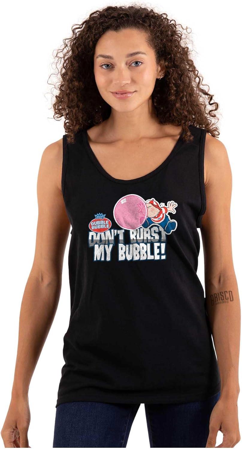 imageVintage Dont Burst Dubble Bubble Tank Top T Shirts Men WomenBlack