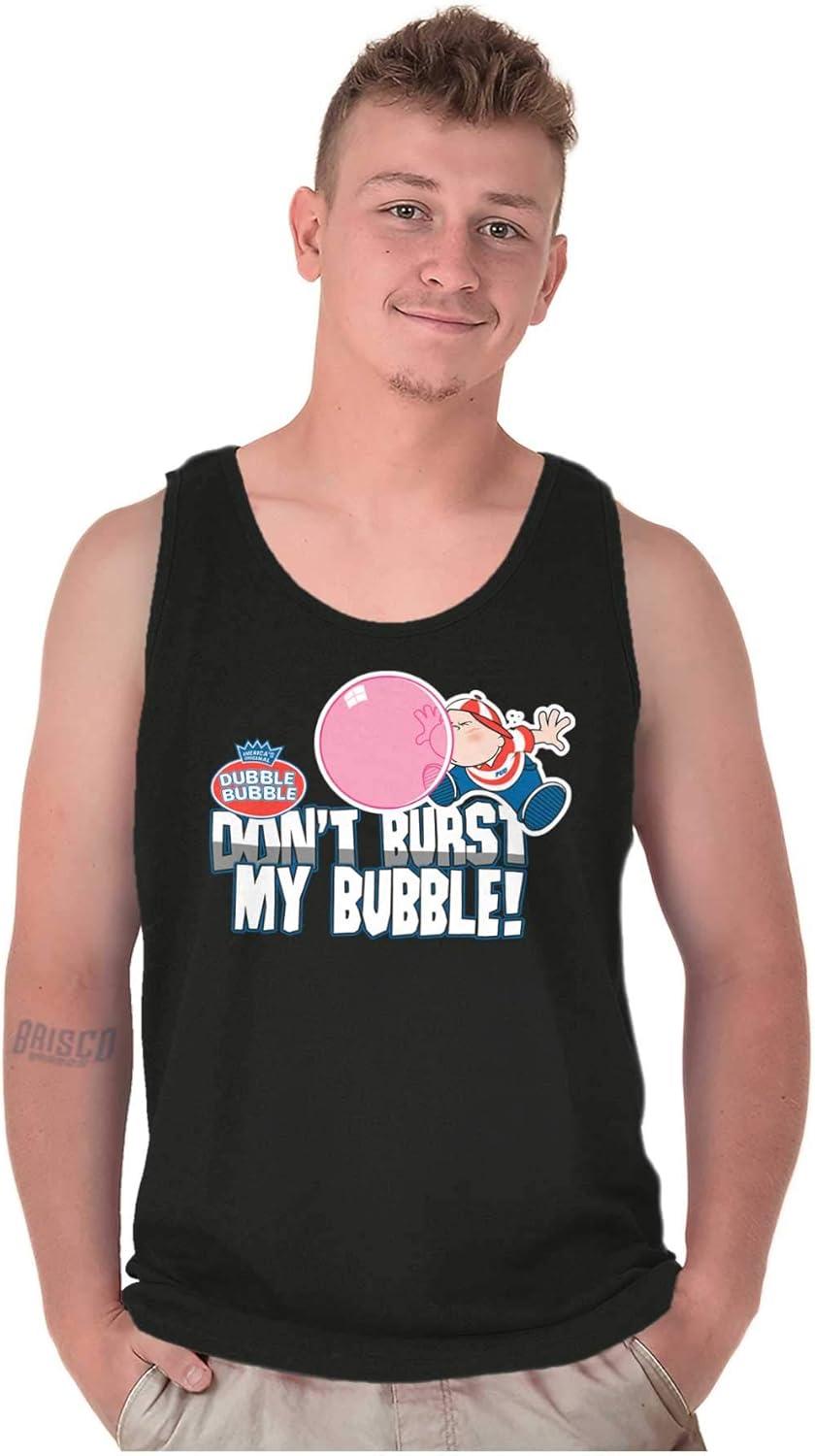 imageVintage Dont Burst Dubble Bubble Tank Top T Shirts Men WomenBlack