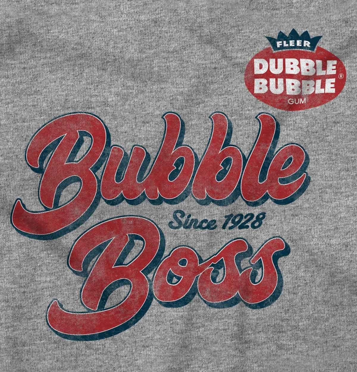 imageVintage Dubble Bubble Boss Retro Gum Zip Up Hoodie Mens WomensSport Grey
