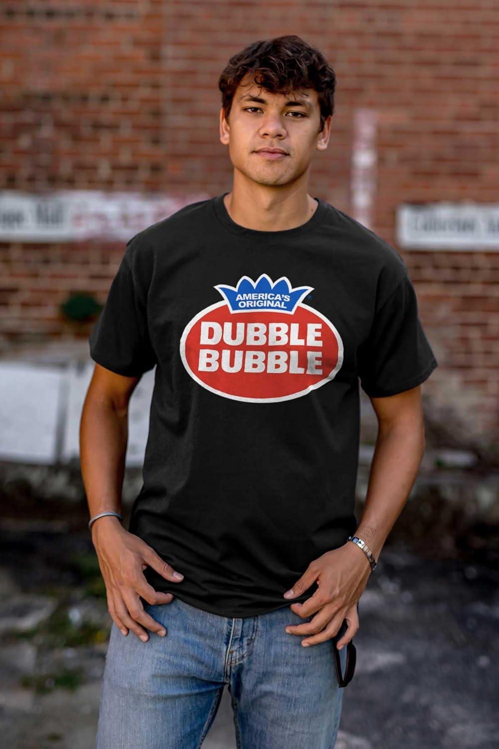 imageVintage Dubble Bubble Gum Double Logo Graphic T Shirt Men or WomenBlack
