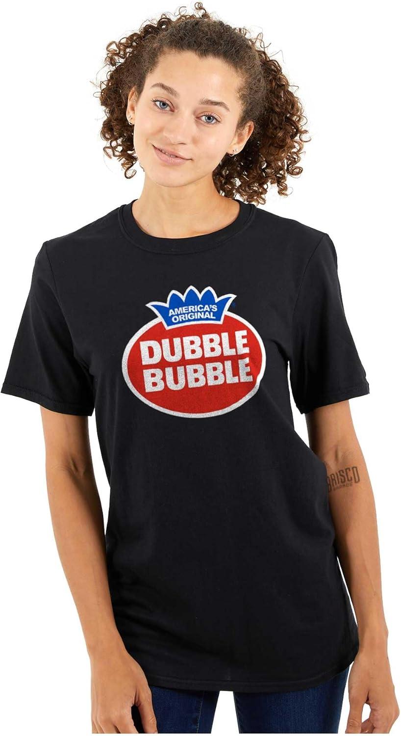 imageVintage Dubble Bubble Gum Double Logo Graphic T Shirt Men or WomenBlack