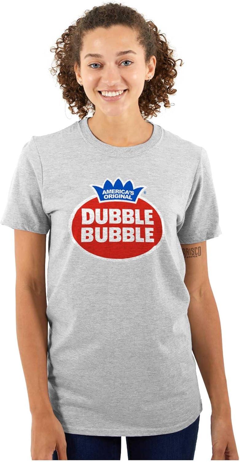 imageVintage Dubble Bubble Gum Double Logo Graphic T Shirt Men or WomenSport Grey
