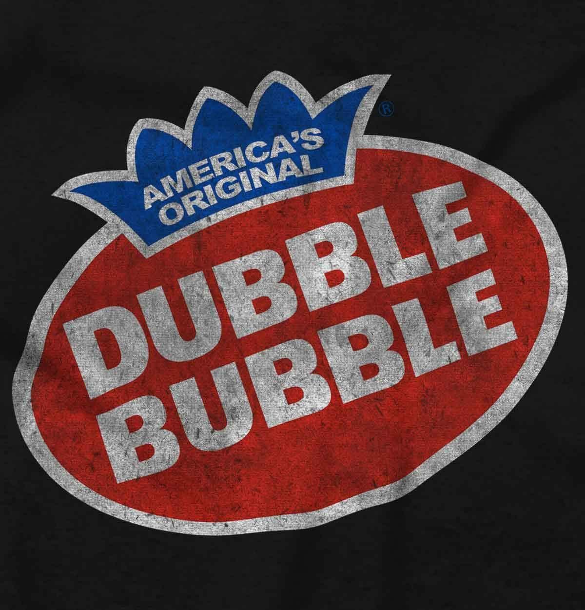 imageVintage Dubble Bubble Gum Double Logo Toddler Boy Girl T ShirtBlack