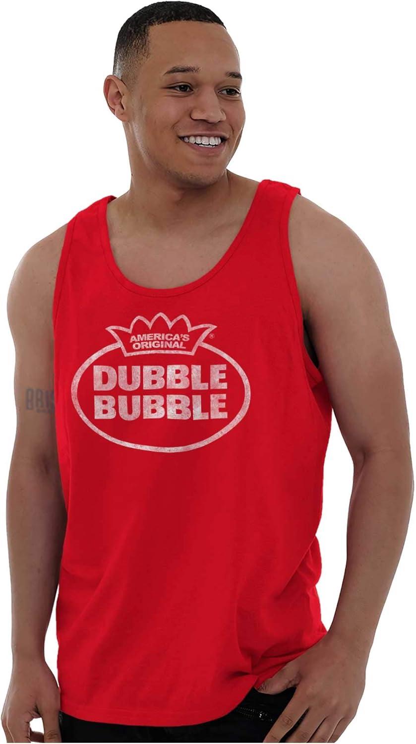 imageVintage Dubble Bubble Original Logo Tank Top T Shirts Men WomenRed