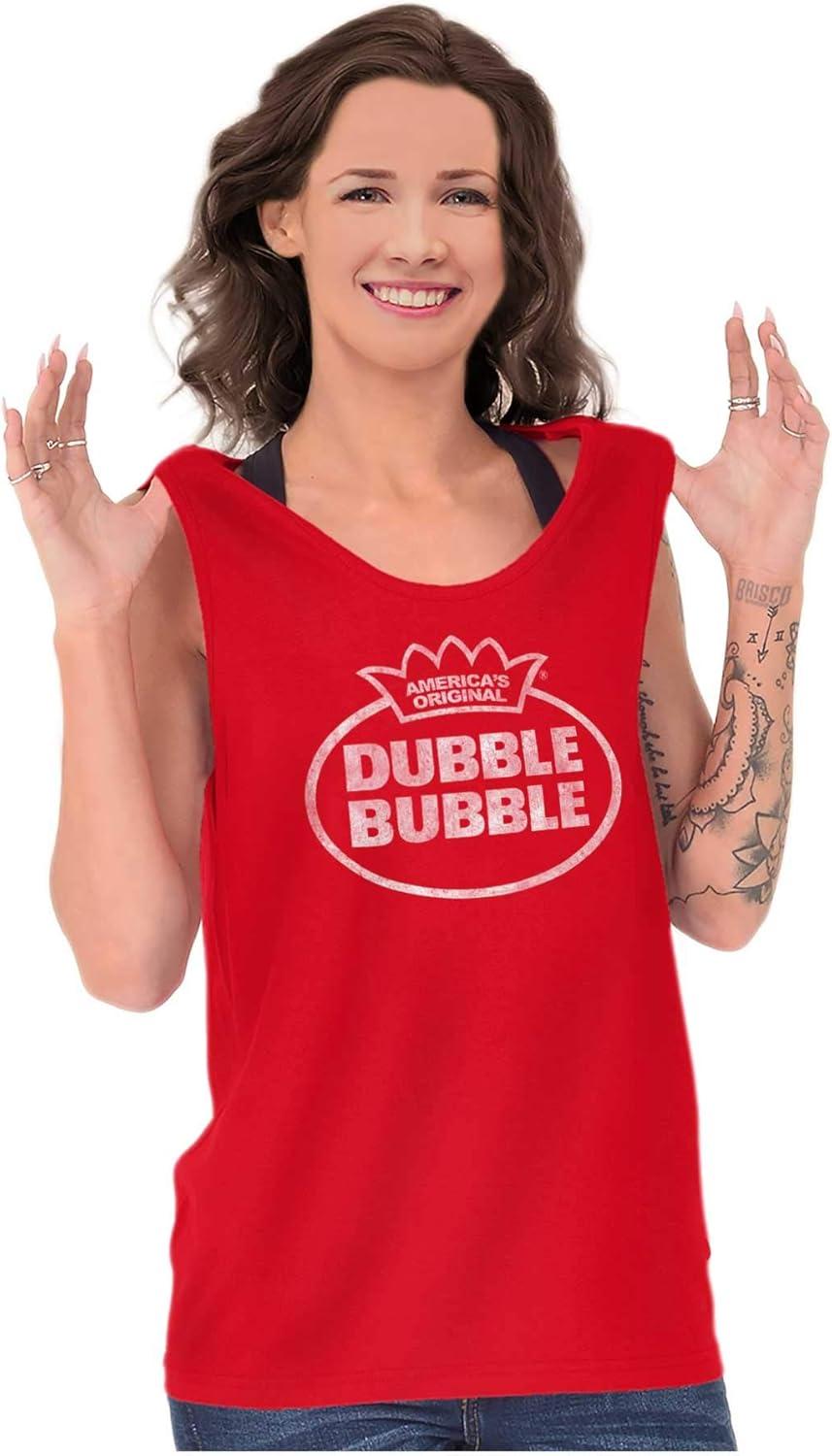 imageVintage Dubble Bubble Original Logo Tank Top T Shirts Men WomenRed