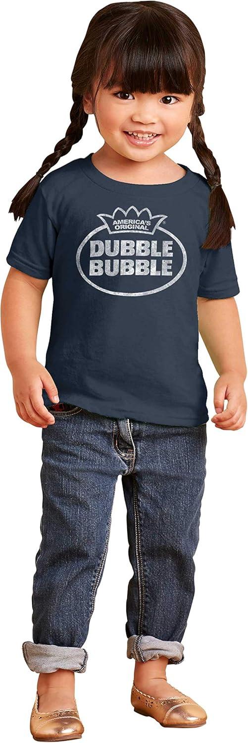 imageVintage Dubble Bubble Original Logo Toddler Boy Girl T ShirtNavy