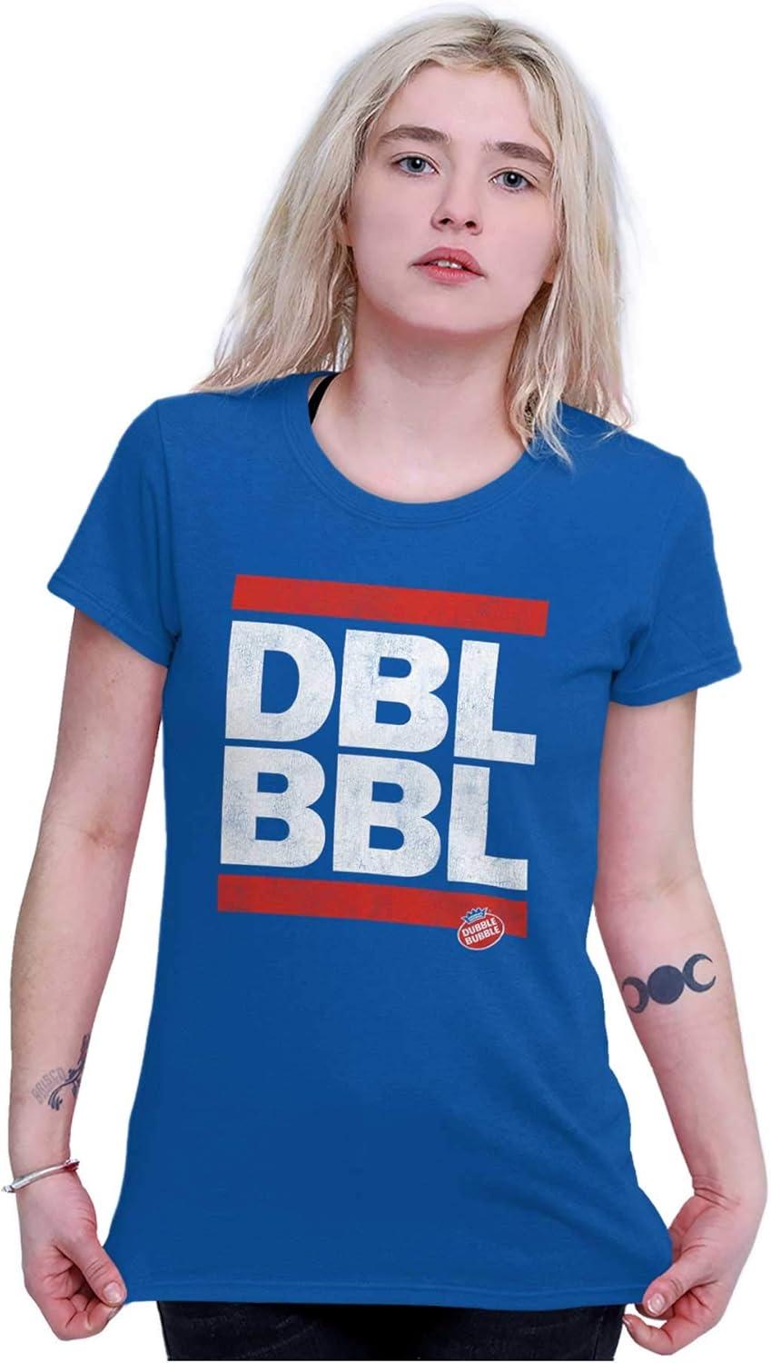 imageVintage Run Dubble Bubble Retro Logo Womens Slim Fit Graphic TeeRoyal